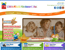 Tablet Screenshot of littlemindsmontessori.com